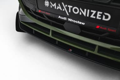 Передній сплітер Street Pro + Flaps Maxton Audi S3 / A3 S-line Sportback / Sedan 8Y Facelift - фото My Tuning Lab