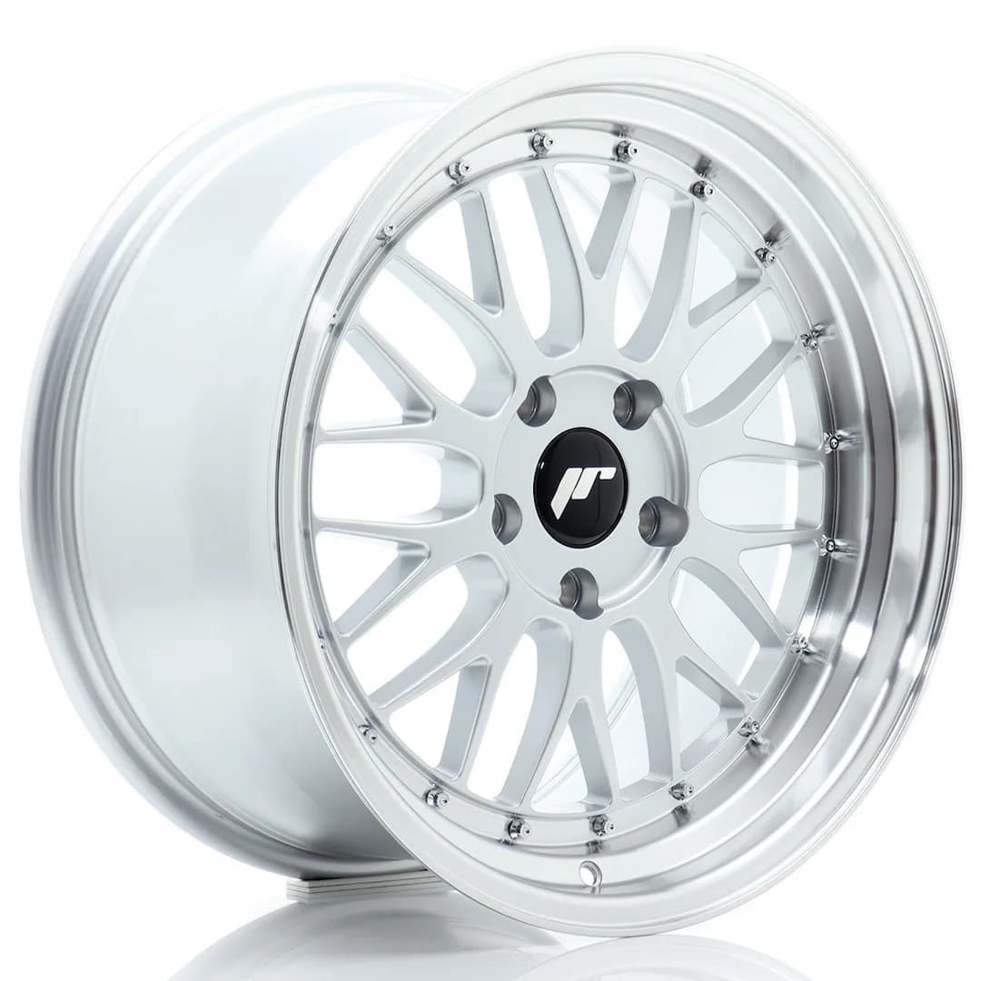 Легкосплавний диск 18" Japan Racing JR23 18x9,5 ET35 5x120 насичений срібний з фрезерований кант - фото My Tuning Lab