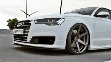 Передній сплітер Maxton Audi A6 Ultra C7 FL - фото My Tuning Lab