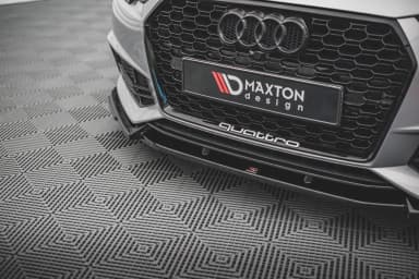 Передній сплітер V.3 Maxton Audi S4 / A4 S-Line B9 - фото My Tuning Lab