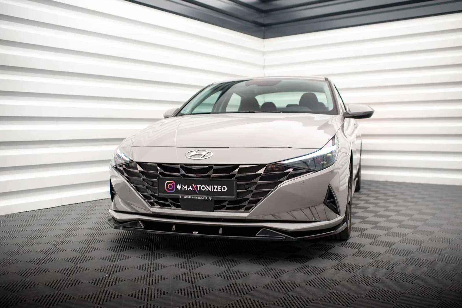 Передній сплітер Maxton Hyundai Elantra Mk7 - фото My Tuning Lab