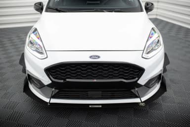 Канарди (аеродинамічні накладки переднього бампера) Maxton Ford Fiesta Mk8 ST/ ST-Line - фото My Tuning Lab