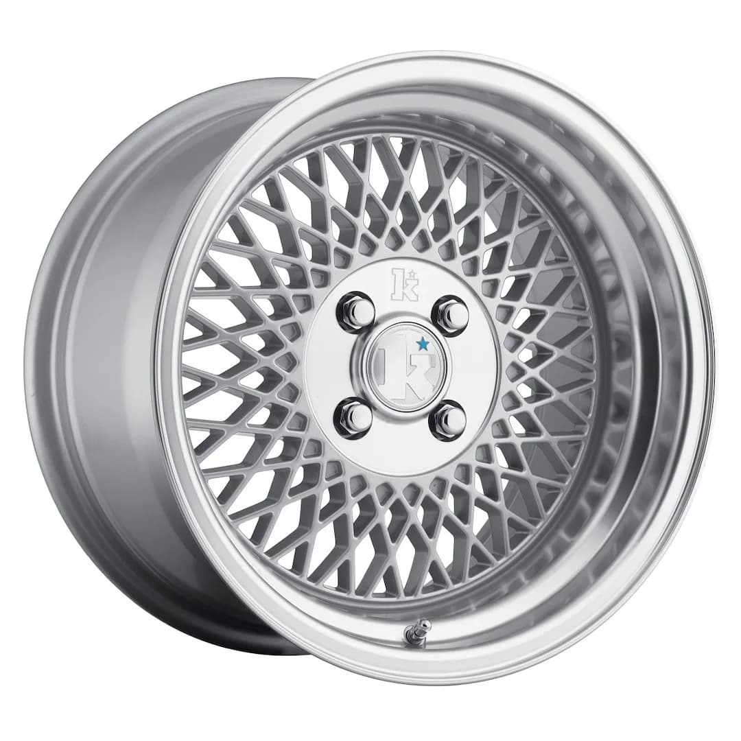 Легкосплавний диск 15" Klutch Wheels SL1 15x8,5 ET17 4x100 срібний з фрезерований кант - фото My Tuning Lab
