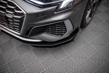 Передній сплітер Street Pro V.1 + Flaps Maxton Audi S3 / A3 S-Line 8Y - фото My Tuning Lab