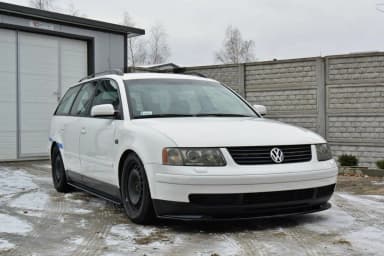 Передній сплітер Maxton Volkswagen Passat B5 (чорний глянець) - фото My Tuning Lab