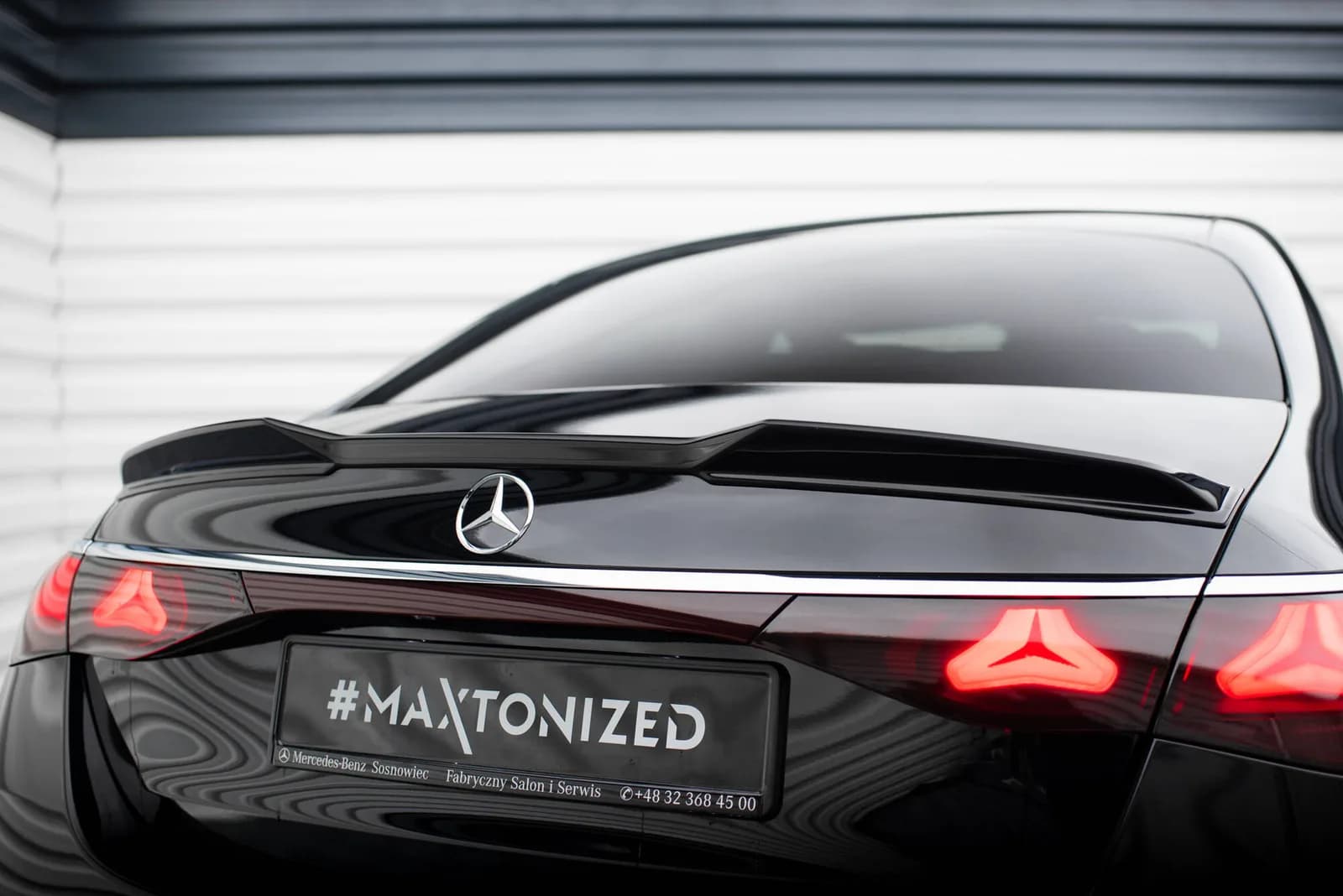 3D спойлер Maxton Mercedes-Benz E AMG-Line / E53 AMG Sedan W214 - фото My Tuning Lab