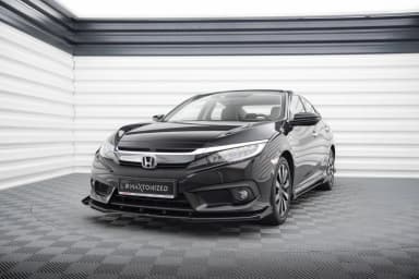 Передні флапси Maxton Honda Civic Sedan Mk10 - фото My Tuning Lab