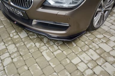 Передній сплітер Maxton BMW 6 Gran Coupe (чорний глянець) - фото My Tuning Lab