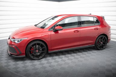 Накладки на пороги V.3 Maxton Volkswagen Golf GTI / GTE / GTI Clubsport / GTD / R-Line Mk8 - фото My Tuning Lab