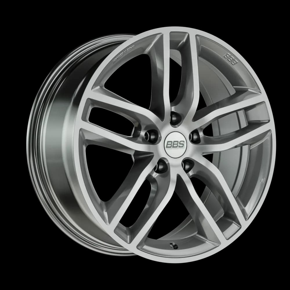 Легкосплавний диск 18" BBS SX 18x8 ET45 5x120 Platinum срібний Diamantgedreht - фото My Tuning Lab