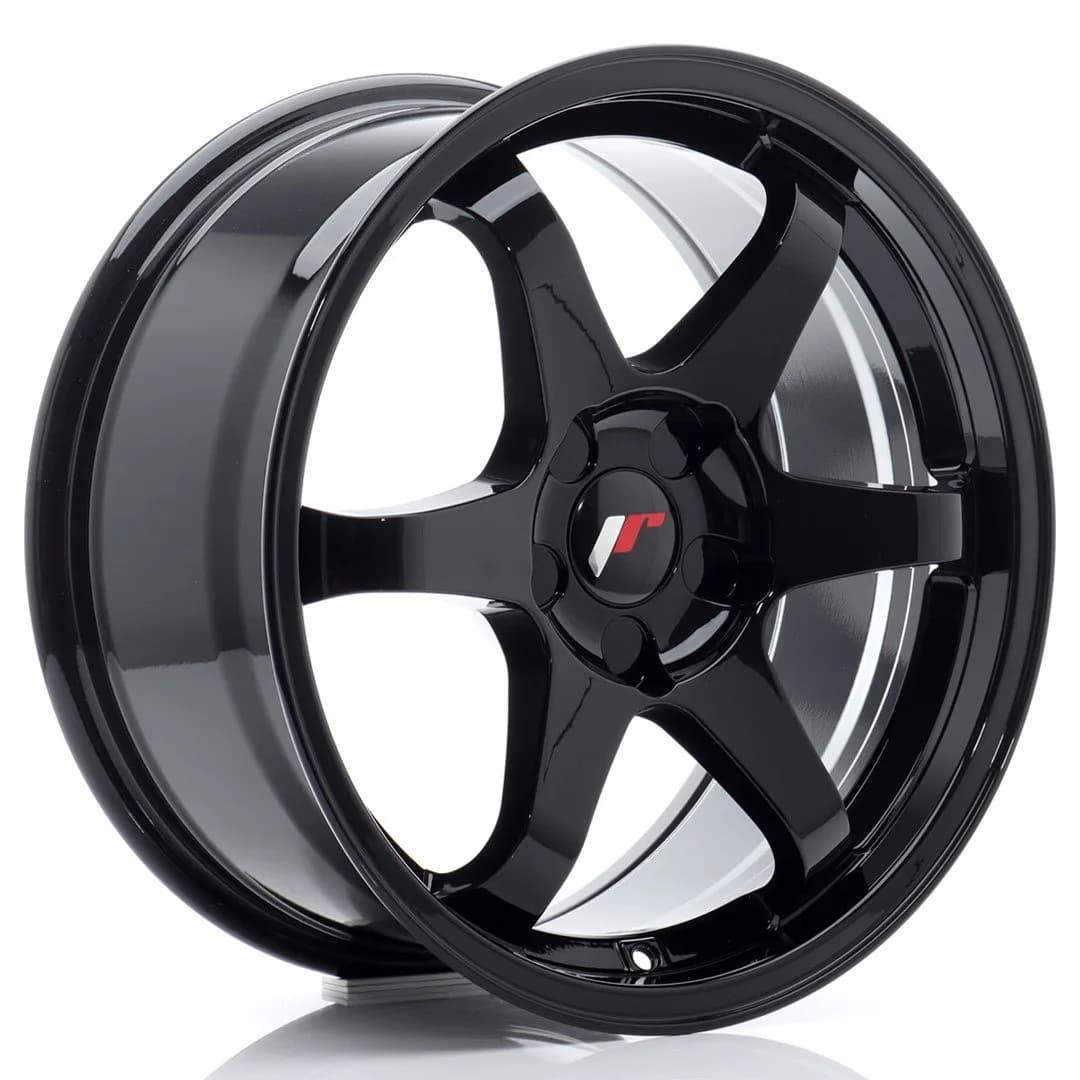 Легкосплавний диск 17" Japan Racing JR3 17x8 ET20-35 BLANK глянцевий чорний - фото My Tuning Lab