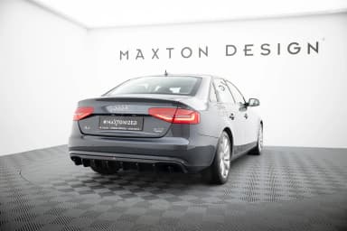 Задня накладка Maxton Audi A4 B8 Facelift (Wersja bez Вихлопów) - фото My Tuning Lab