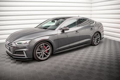 Накладки на пороги Street Pro Maxton Audi A5 S-Line / S5 Sportback F5 - фото My Tuning Lab