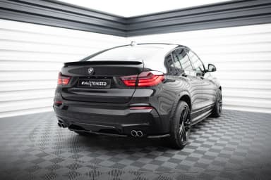Задні сплітери boczne Maxton BMW X4 M-пакет (чорний глянець) - фото My Tuning Lab