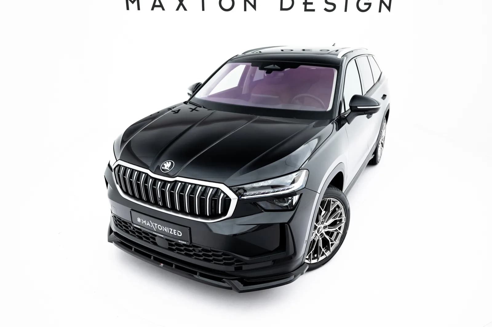 Передній сплітер Maxton Skoda Kodiaq Mk2 - фото My Tuning Lab