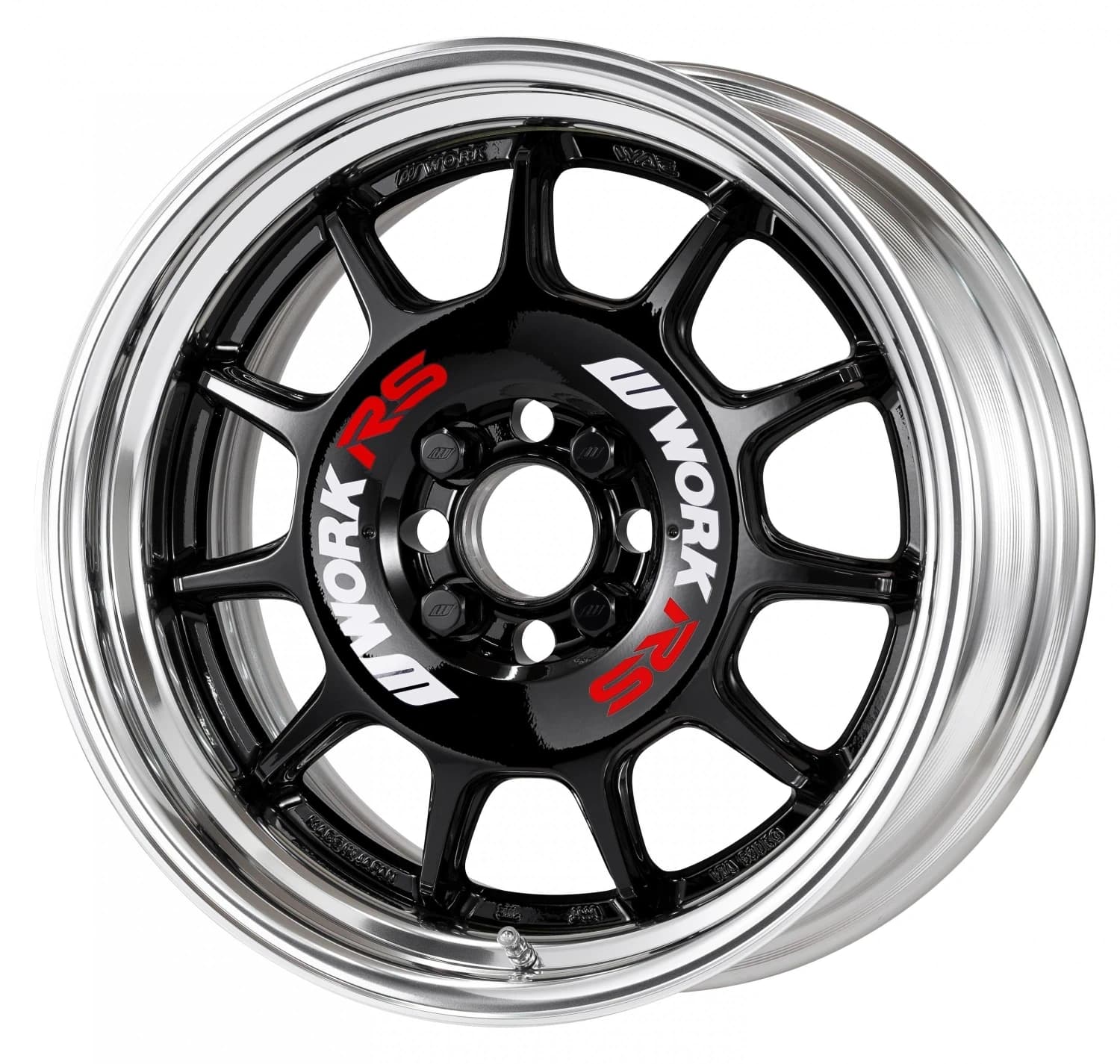 Легкосплавний диск 16" Work Wheels Work Emotion RS11 Step Rim 16x6,5 BLANK чорний (BLK) - фото My Tuning Lab