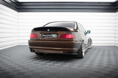 Задні сплітери boczne Maxton BMW 3 E46 M-пакет Coupe (чорний глянець) - фото My Tuning Lab