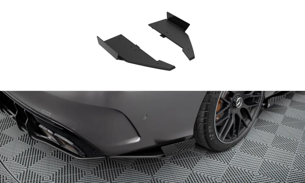 Задні сплітери Boczne Street Pro + Flaps Maxton Mercedes-AMG C63 Sedan / Estate W205 Facelift - фото My Tuning Lab