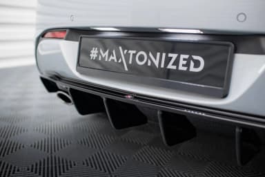 Задня накладка Maxton Opel Astra GTC OPC-Line J (Wersja z pojedyńczymi Вихлопami z dwóch stron) - фото My Tuning Lab