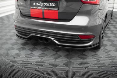 Задні сплітери boczne Maxton Ford Focus ST MK3 FL (чорний глянець) - фото My Tuning Lab