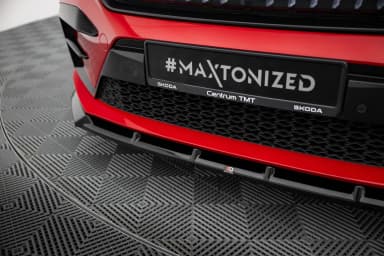Передній сплітер Maxton Skoda Enyaq Coupe iV RS - фото My Tuning Lab
