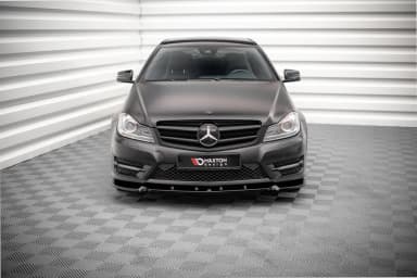 Передній сплітер V.1 Maxton Mercedes-Benz C Coupe / Sedan / Estate AMG-Line C204 / W204 Facelift / S204 Facelift - фото My Tuning Lab