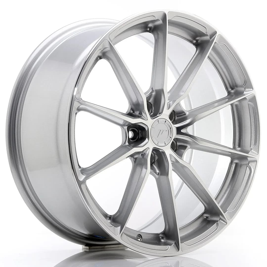 Легкосплавний диск 19" Japan Racing JR37 19x8,5 ET35 5x112 срібний з фрезерованою лицьовою частиною - фото My Tuning Lab