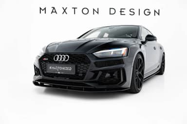 Передній сплітер Street Pro Maxton Audi RS5 Coupe / Sportback F5 - фото My Tuning Lab