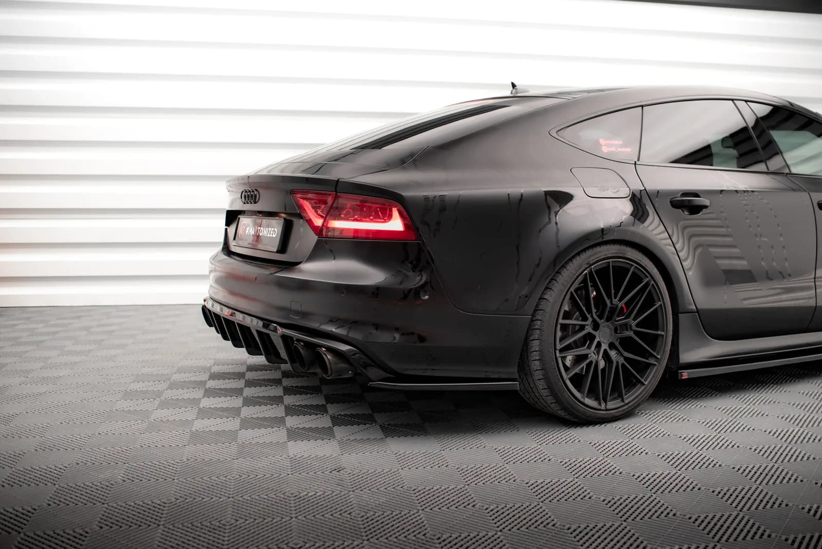 Задні сплітери Boczne Maxton Audi A7 S-Line C7 - фото My Tuning Lab