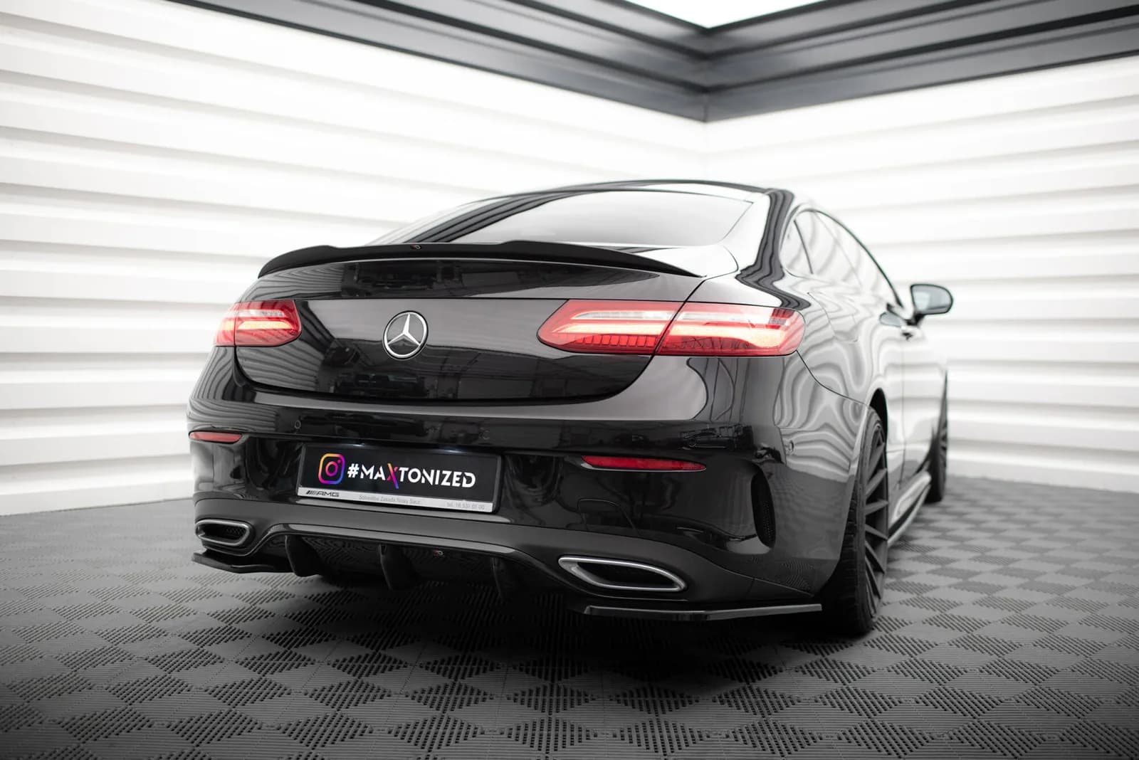 Задня накладка Maxton Mercedes-Benz E-Class W213 Coupe (C238) / Cabriolet (A238) AMG-Line - фото My Tuning Lab