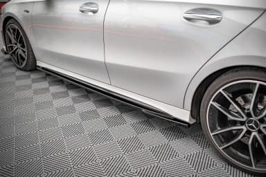 Накладки на пороги V.2 Maxton Mercedes A35 AMG / AMG-Line W177 - фото My Tuning Lab
