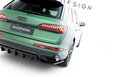 Задній сплітер (Z Dyfuzorem) Maxton Audi Q7 S-Line Mk2 Facelift - фото My Tuning Lab