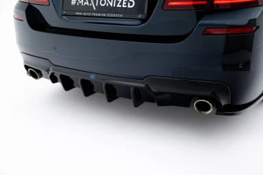 Задня накладка V.2 Maxton BMW 5 M-пакет F10 / F11 (Wersja z dwoma pojedyńczymi Вихлопami) - фото My Tuning Lab