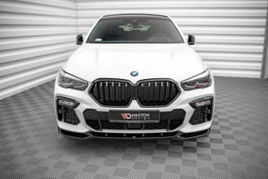 Передній сплітер V.1 Maxton BMW X6 M-пакет G06 - фото My Tuning Lab