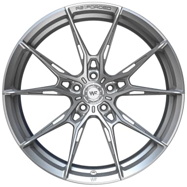 Легкосплавний диск 19" Wheelforce RACE.TWO 19x9 ET44 5x112 Frozen срібний - фото My Tuning Lab