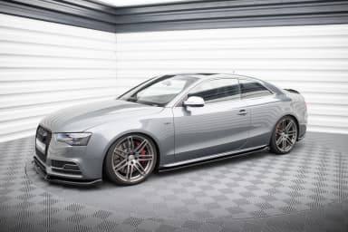 Накладки на пороги V.2 Maxton Audi S5 / A5 S-Line Coupe 8T / 8T Facelift - фото My Tuning Lab