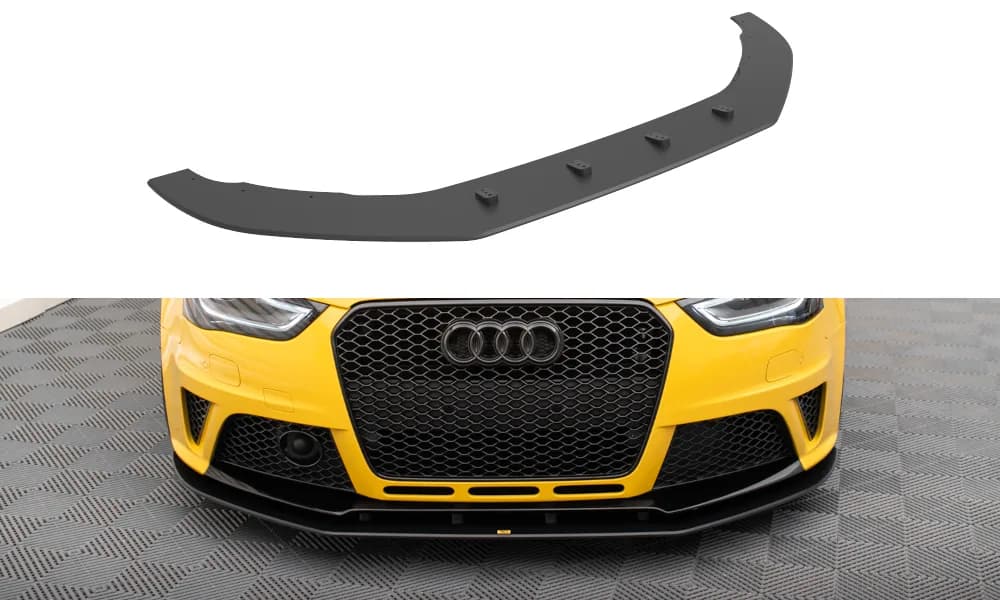 Передній сплітер Street Pro Maxton Audi RS4 B8 - фото My Tuning Lab