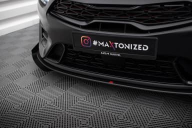 Передній сплітер Street Pro + Flaps Maxton Kia Proceed GT Mk3 Facelift / Ceed GT / GT - Line Mk1 Facelift - фото My Tuning Lab