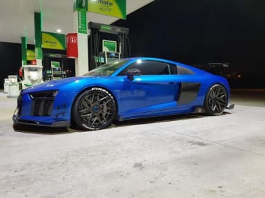 Накладки на пороги Maxton Racing Audi R8 MK2 - фото My Tuning Lab
