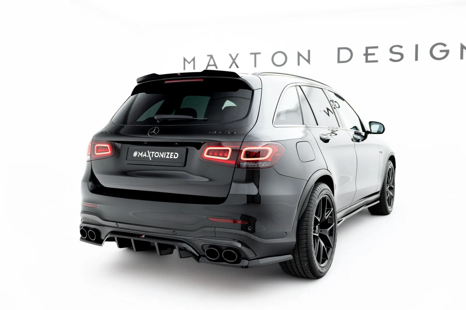 Задній сплітер (Z Dyfuzorem) Maxton Mercedes-AMG GLC 43 SUV X253 Facelift - фото My Tuning Lab