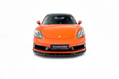 Передній сплітер V.3 Maxton Porsche 718 Cayman GTS 982c / 718 Boxster GTS 982 - фото My Tuning Lab