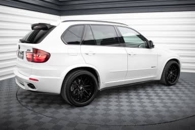 Накладки на пороги Maxton BMW X5 E70 рестайлінг M-пакет (чорний глянець) - фото My Tuning Lab