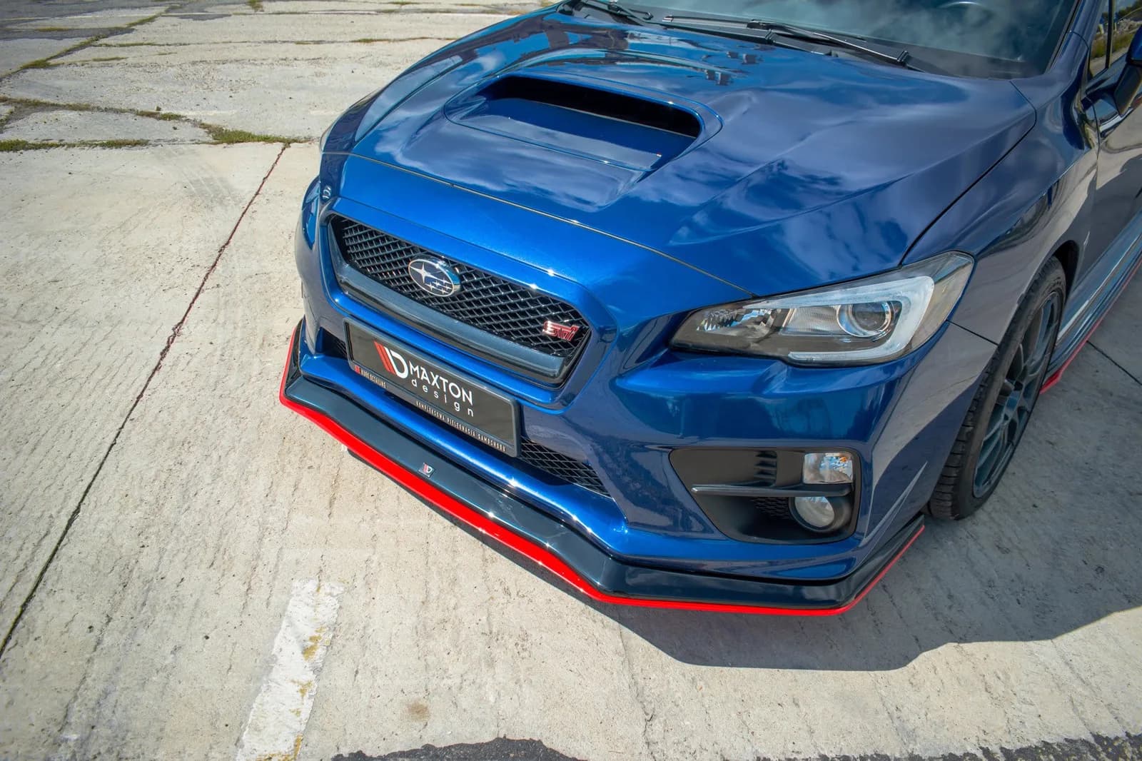 Передній сплітер V.3 Maxton Subaru WRX STI - фото My Tuning Lab