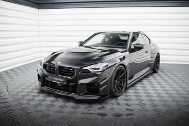 Канарди (аеродинамічні накладки переднього бампера) Maxton BMW M2 G87 - фото My Tuning Lab