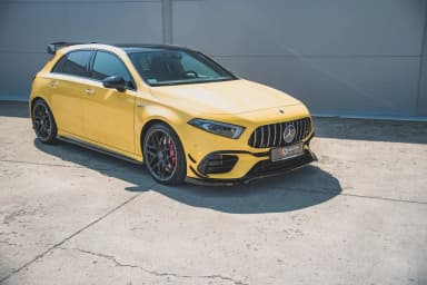 Передній сплітер V.1 Maxton Mercedes-AMG A 45 S Aero Pack W177 - фото My Tuning Lab