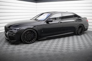 Накладки на пороги V.2 Maxton BMW 7 Long M-пакет G12 - фото My Tuning Lab