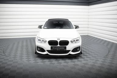 Передній сплітер Racing Durability V.3 + Flaps Maxton BMW 1 F20 M-пакет Facelift / M140i - фото My Tuning Lab