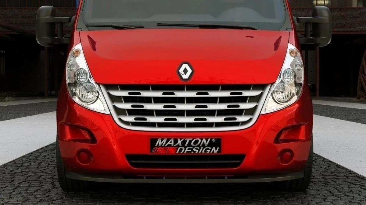 Передній сплітер Maxton Renault Master MK3 (чорний глянець) - фото My Tuning Lab
