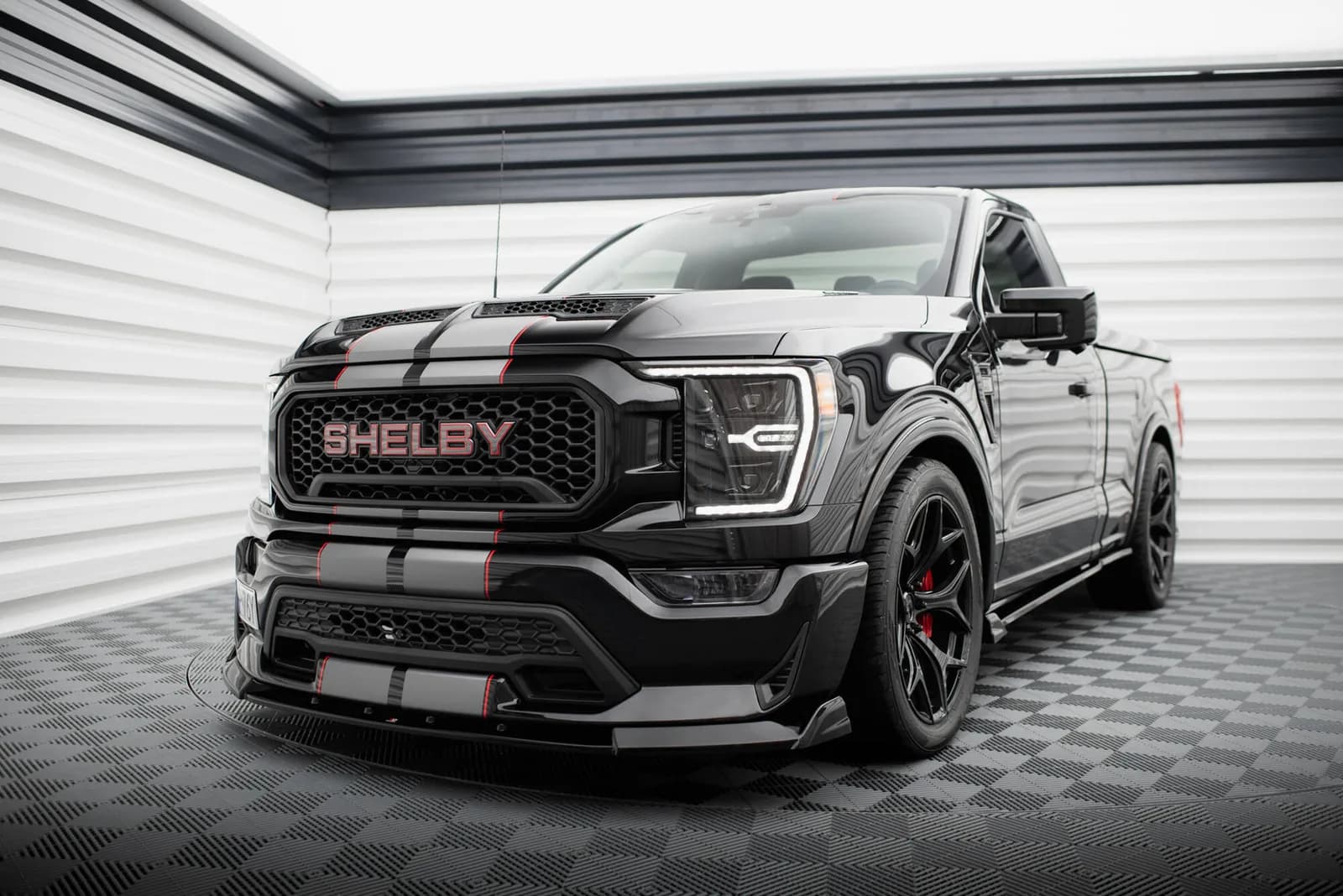Передній сплітер Maxton Shelby F150 Super Snake - фото My Tuning Lab
