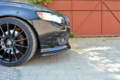 Передній сплітер Maxton Volvo V50F R-Design V1 (чорний глянець) - фото My Tuning Lab